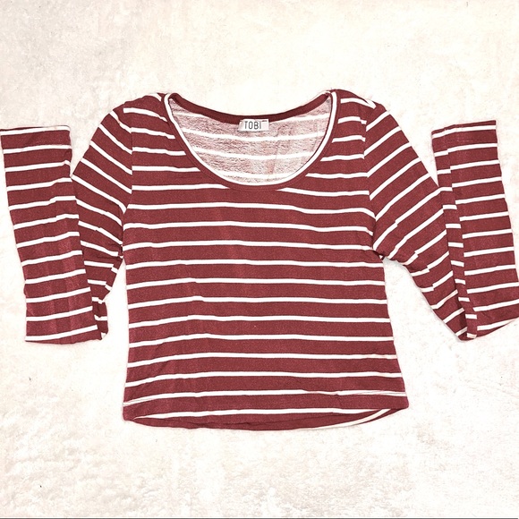 TOBI Next In Lines Crop Top - Picture 3 of 5